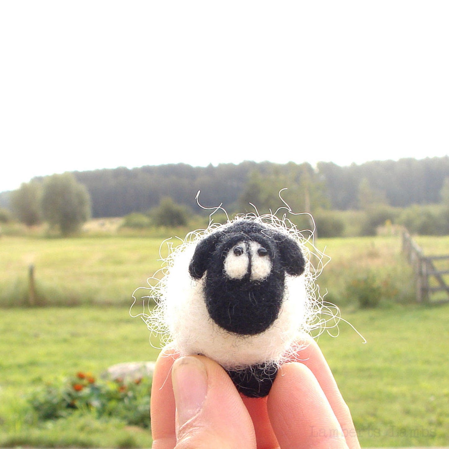 Needle Felted Sheep Cute Felted Wool sheep, Woolen Handmade sheep