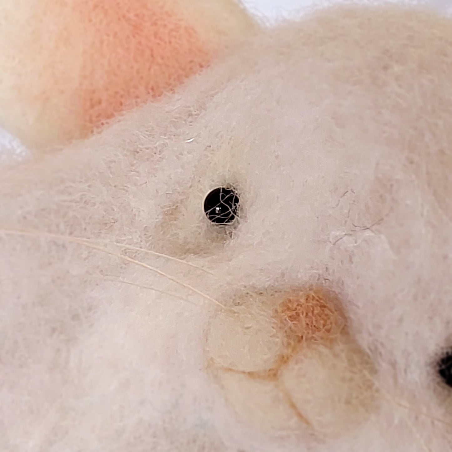 Needle felted mouse Ghost Crumley Tattertail