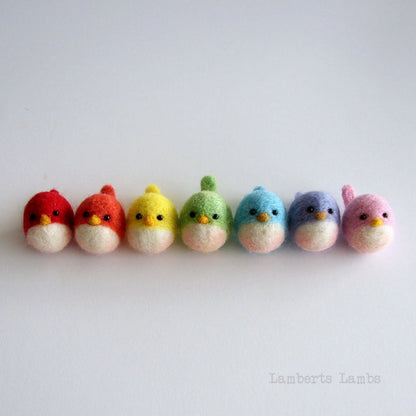 Felted bird, Small needle felted bird, handmade wool bird