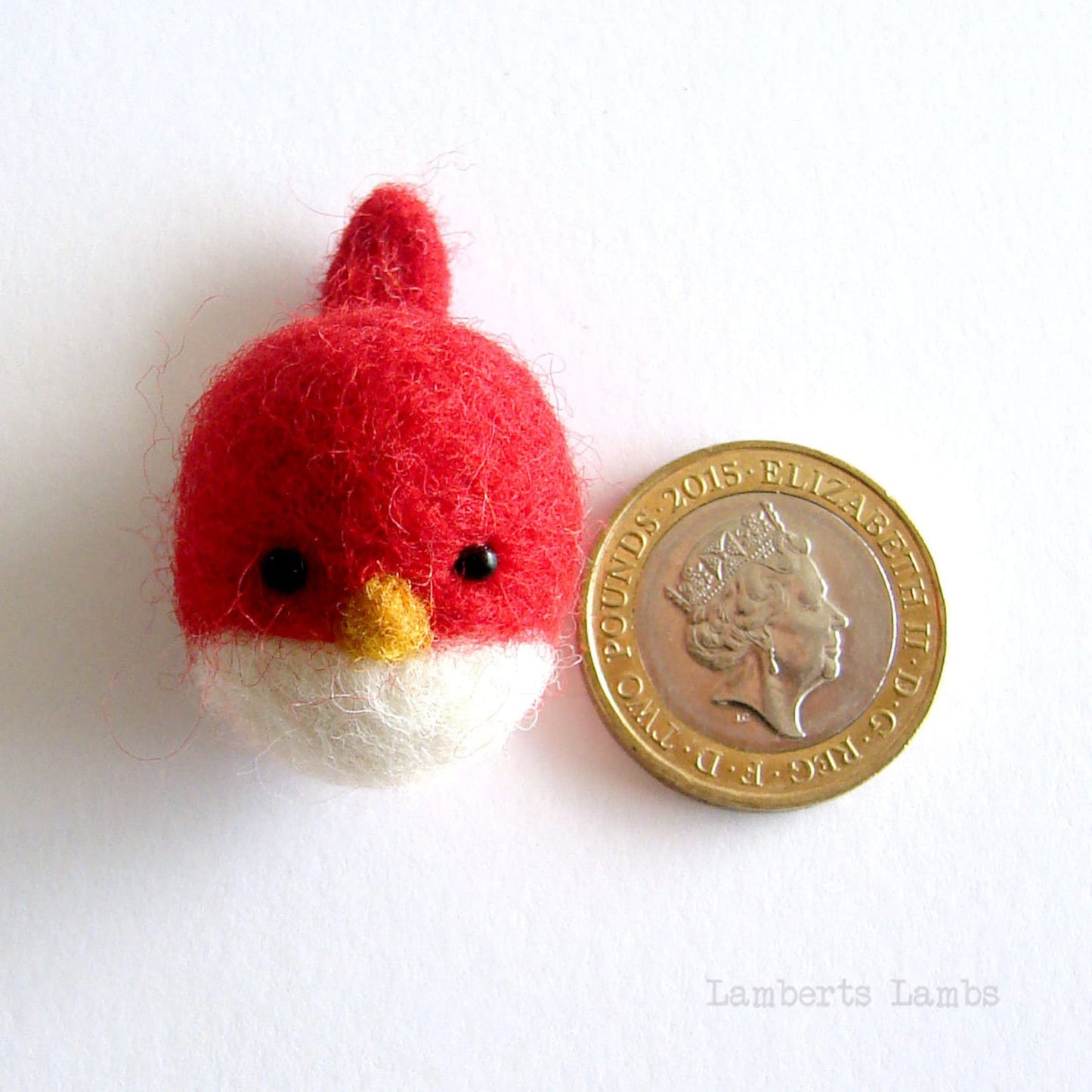 Felted bird, Small needle felted bird, handmade wool bird