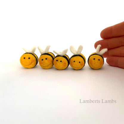 Little Yellow needle felted bee