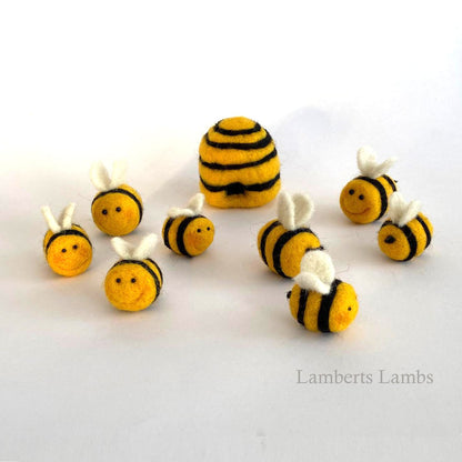 Little Yellow needle felted bee