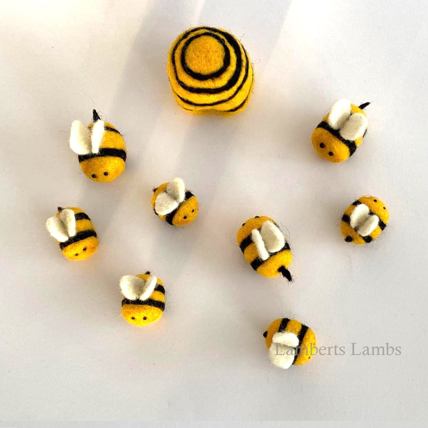 Little Yellow needle felted bee