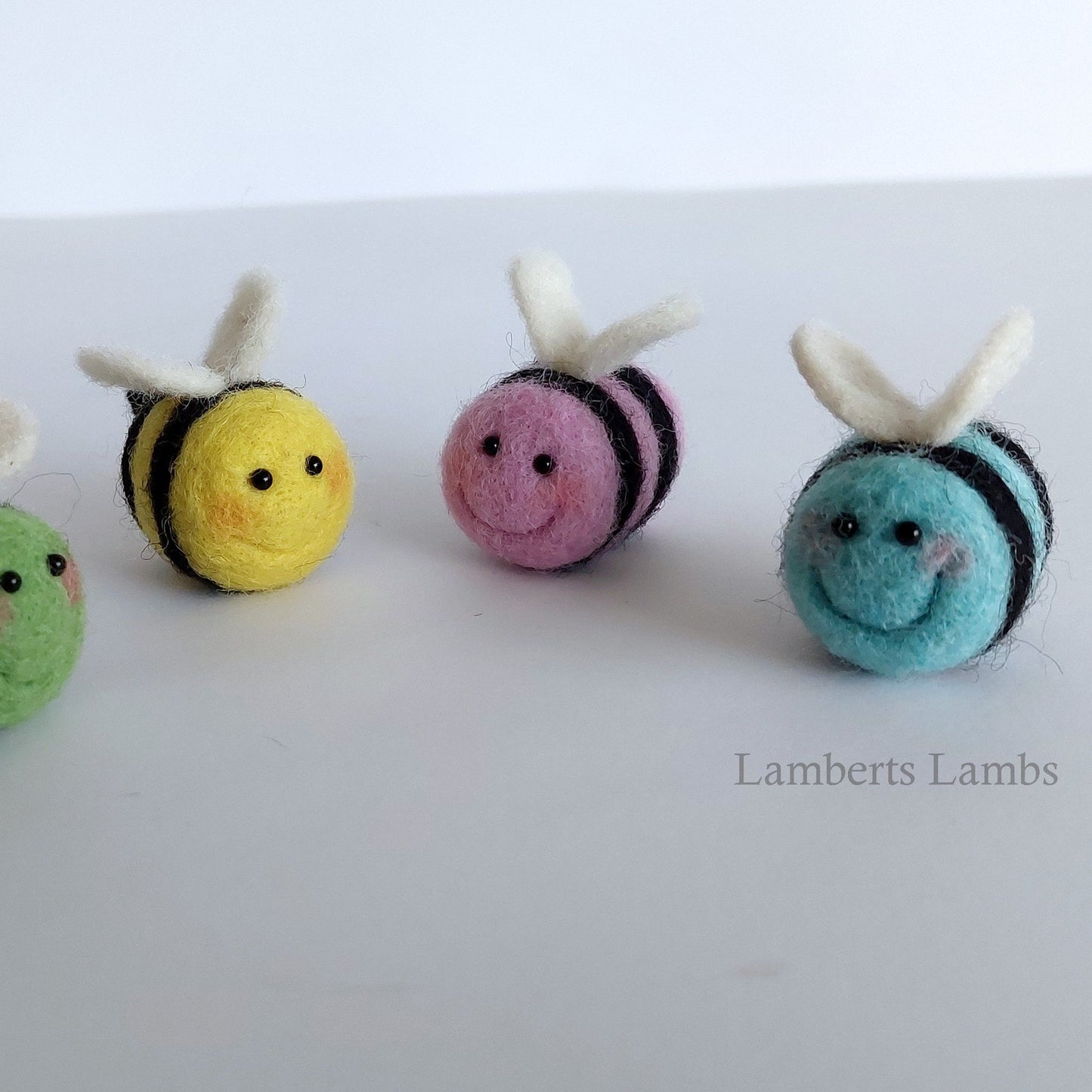 Happy Little needle felted bee