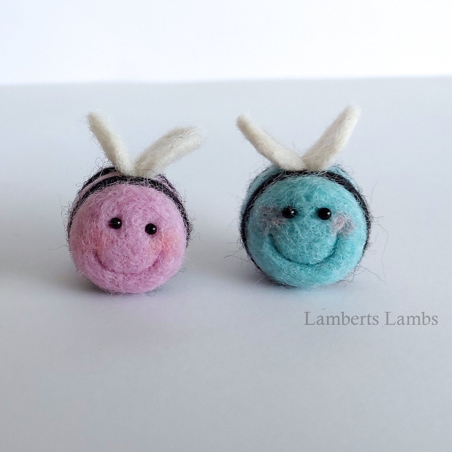 Happy Little needle felted bee