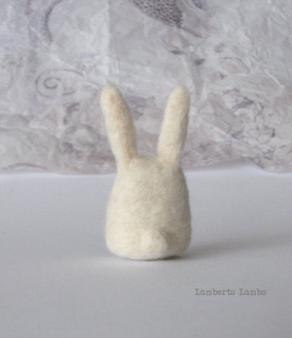 Needle Felted Bunny with a heart
