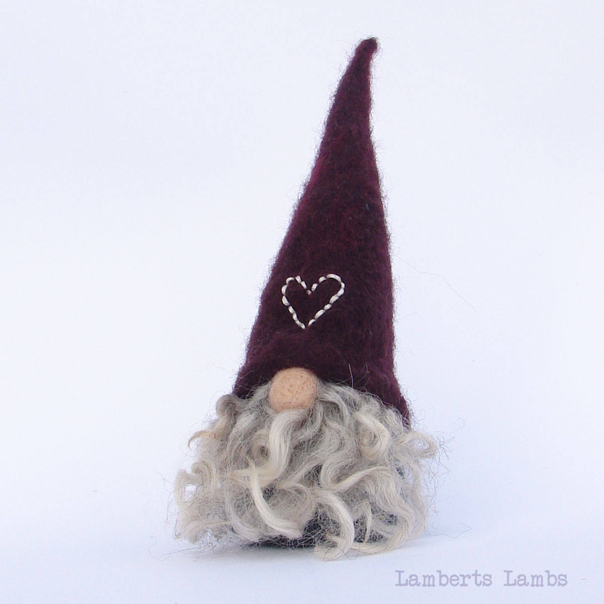 Nordic Gnome Needle Felted Scandinavian Gnome  Felted Tomte  Wool Nisse