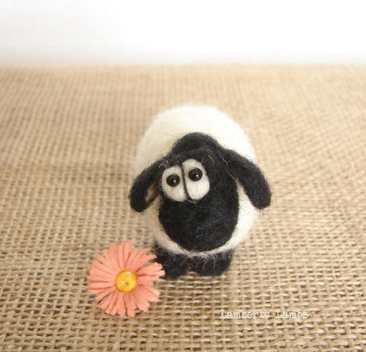 Needle Felted Sheep  Adorable, Felted Wool sheep, Woolen Handmade sheep