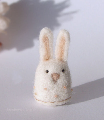 Cottage Chic Needle Felted Bunny