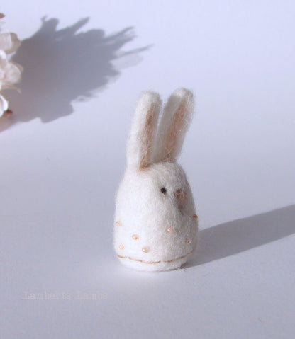 Cottage Chic Needle Felted Bunny