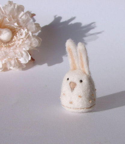 Cottage Chic Needle Felted Bunny