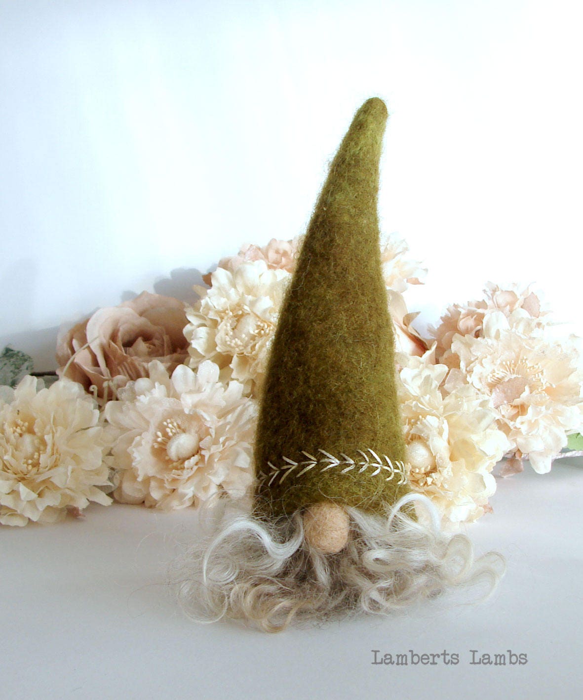 Needle Felted Gnome Needle Felted Scandinavian Gnome Nordic Gnome Felted Tomte Wool Nisse