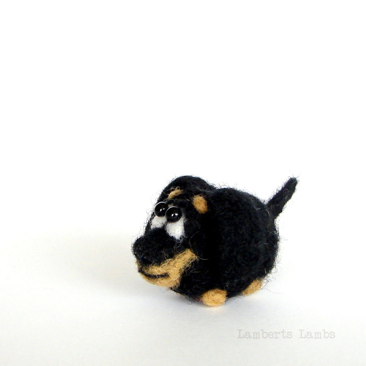 Needle felted Dachshund Felted dog, Tiny wool dog