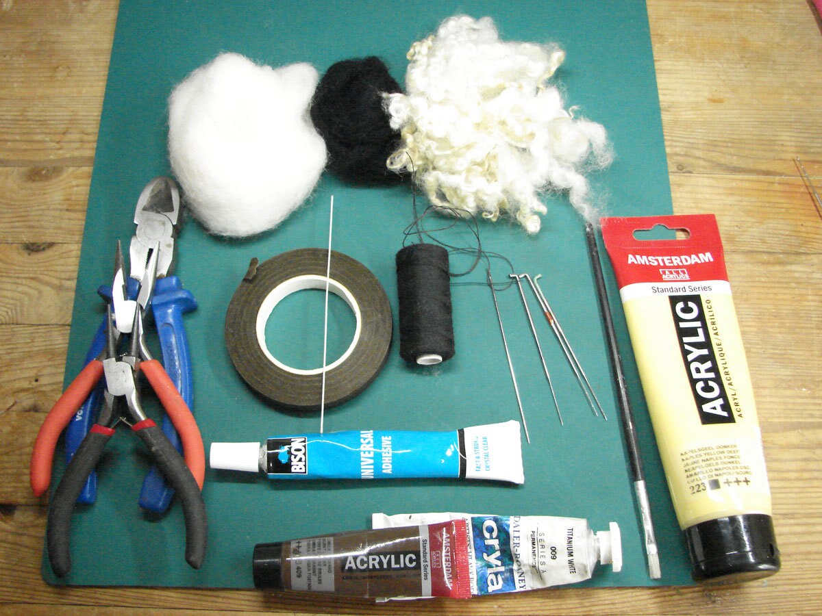 Needle felting tutorial Valais Blacknose Sheep, Needle felted sheep pattern DIY