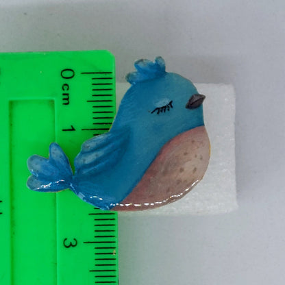 Cute Blue bird brooch