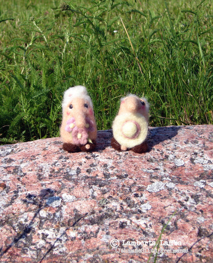 Needle Felted Gnome Nature's Babe