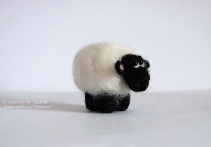 Needle Felted Sheep sleepy