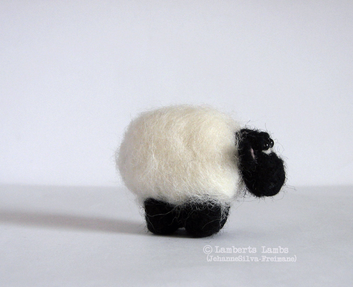 Needle Felted Sheep sleepy