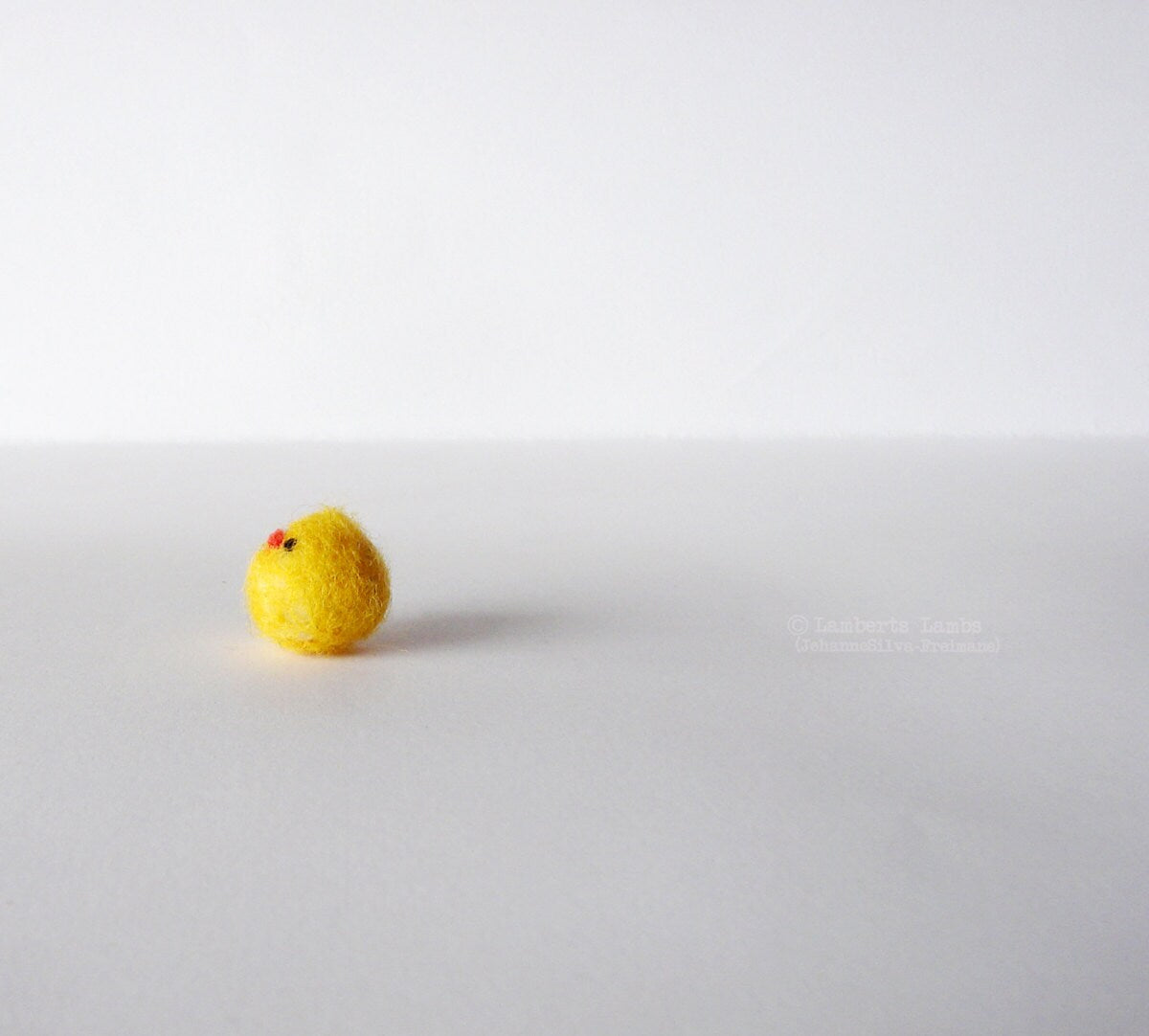 Miniature Needle felted yellow chick