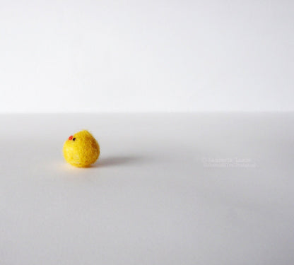 Miniature Needle felted yellow chick