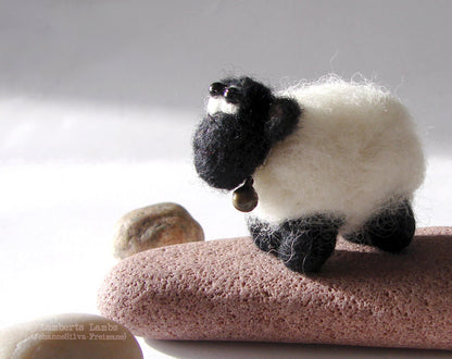 Needle Felted Sheep What's Up! - Wool Felted Sheep