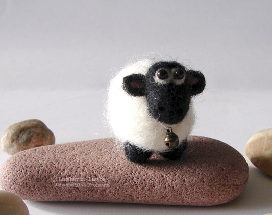 Needle Felted Sheep Miniature
