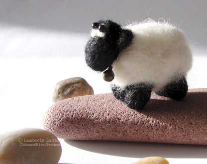 Needle Felted Sheep What's Up! - Wool Felted Sheep