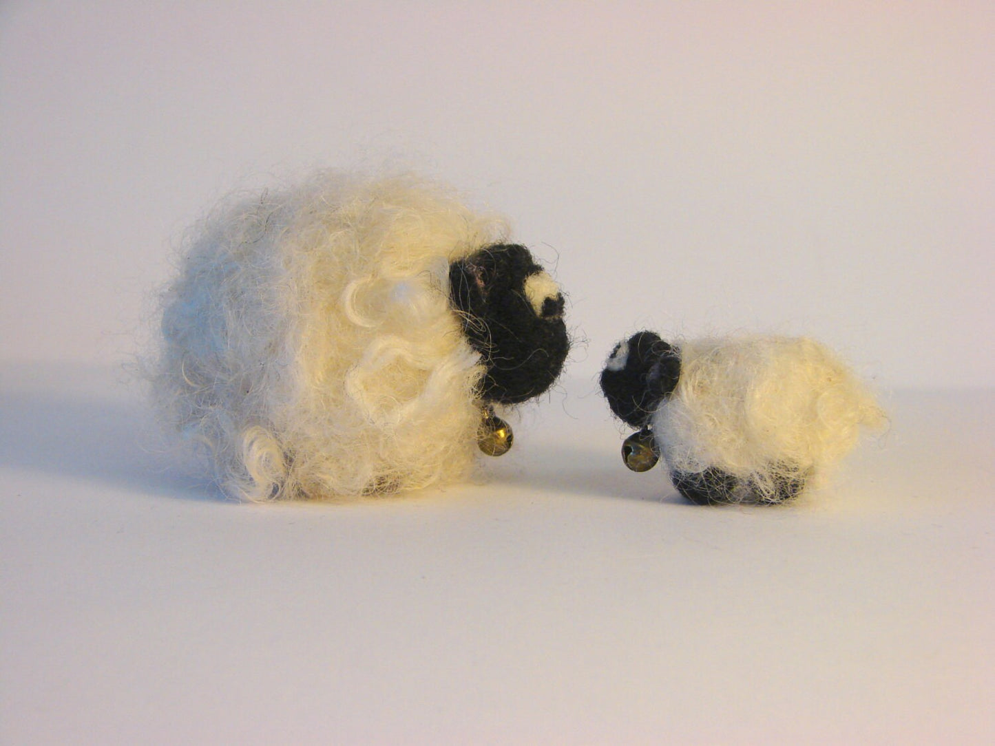 Needle Felted Sheep  Mama sheep with lamb